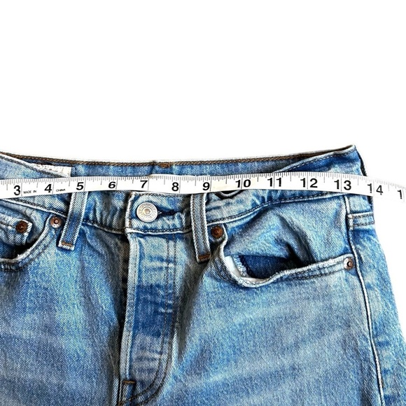 Levi's Wedgie Icon Fit Cut Off Jeans Bright Side - Picture 12 of 14